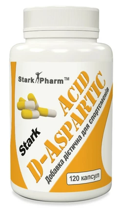 D-Аспарагиновая кислота Stark Pharm - D-Aspartic 500 мг (120 капс)