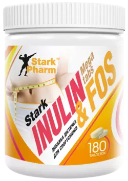 Пребиотик для микрофлоры кишечника Stark Pharm - Stark Inulin & FOS Mega tabs (180 таблеток) (инулин)