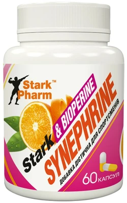 Жиросжигатель проблемных зон Stark Pharm - Synephrine & BioPerine 30 мг (60 капсул)