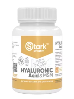 Гиалуроновая кислота & МСМ Stark Pharm - Stark Hyaluronic Acid & MSM 50 мг (60 капсул)