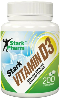 Витамины Stark Pharm - Vitamin D3 2000IU (200 таблеток)