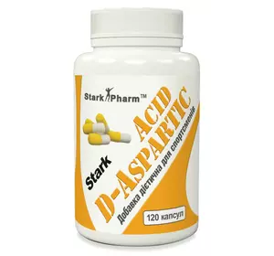 D-Аспарагиновая кислота Stark Pharm - D-Aspartic 500 мг (120 капс)