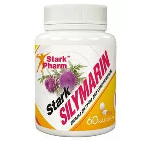 Здоровье печени Stark Pharm - Silymarin 500 мг (60 капсул) (силимарин, экстракт расторопши пятнистой 80%)