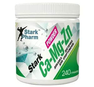 Комплекс минералов Stark Pharm - Calcium Magnesium & Zinc Powder (260 грамм)
