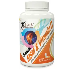 Хондропротектор Stark Pharm - МSМ & Vitamin C (120 капсул)