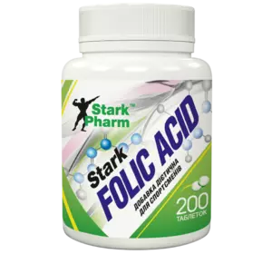 Фолиевая кислота Stark Pharm - Folic Acid 400 мкг (200 таблеток)