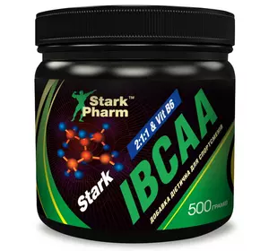 Аминокислоты Stark Pharm - IBCAA 2-1-1 & Vit B6 Pure (500 грамм) (100 порций)