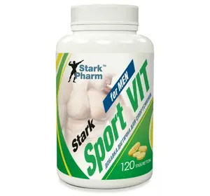 Витамины для мужчин Stark Pharm - Stark Sport Vit Men NEW (Multivitamins & Minerals) (120 таблеток)